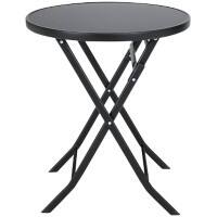 Living and Home Table LG0788 Metal 600 x 600 x 710 mm