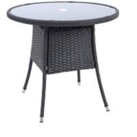 Living and Home Table LG0972 Rattan 800 x 800 x 720 mm