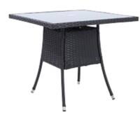 Living and Home Table LG0974 Rattan 800 x 800 x 720 mm