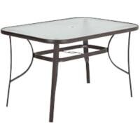 Living and Home Table LG0537 Metal 1,200 x 1,050 x 720 mm