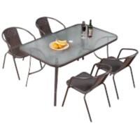 Living and Home Table LG0539 Metal 1,500 x 900 x 720 mm