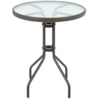 Living and Home Table LG0784 Metal 600 x 600 x 710 mm