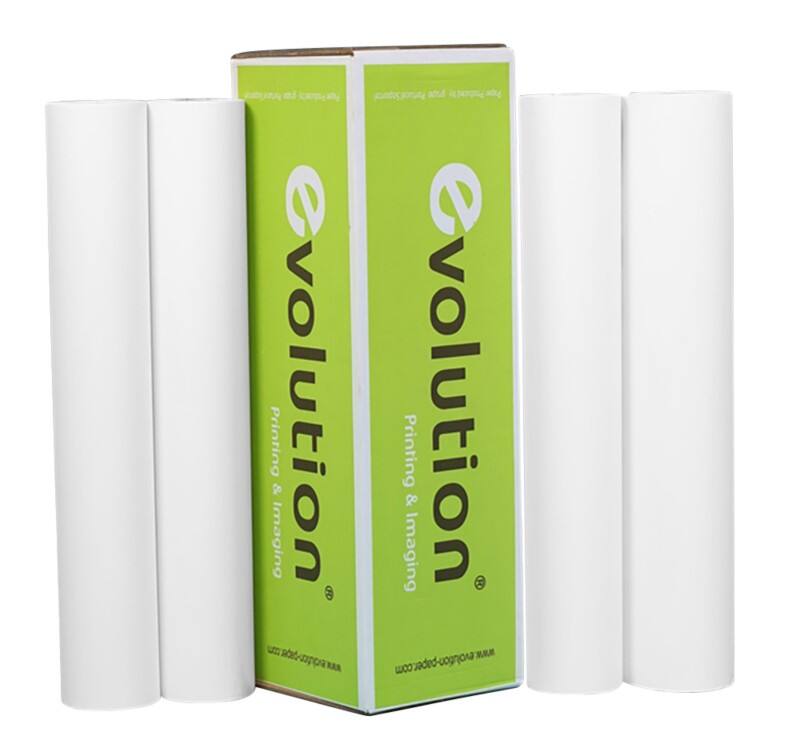 evolution Glossy Plotter Paper 91.4 cm x 30 m 190 gsm White