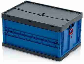 EXPORTA Plastic Container 25 kg Blue 40 x 32 cm