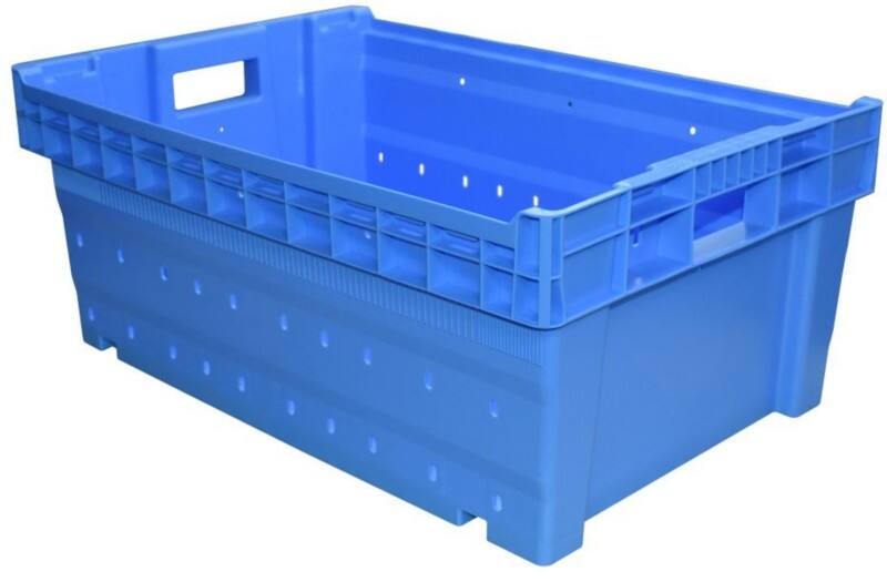 EXPORTA Plastic Crate 40 L Blue 40 x 25 cm