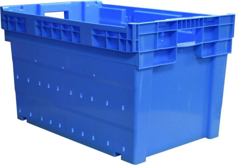 EXPORTA Plastic Crate Blue 40 x 25 cm