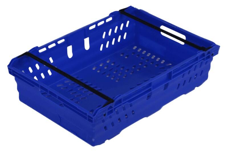 EXPORTA Plastic Crate Blue 40 cm
