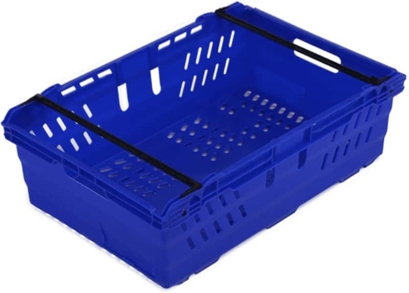 EXPORTA Plastic Crate Blue 40 cm