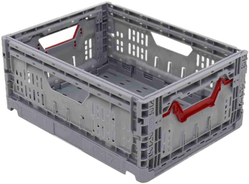 EXPORTA Plastic Crate Grey 30 cm