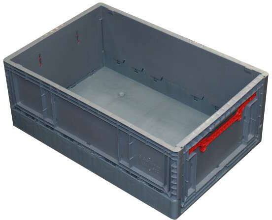 EXPORTA Plastic Crate Grey 40 cm