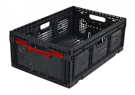 EXPORTA Plastic Crate Grey 40 x 21.9 cm