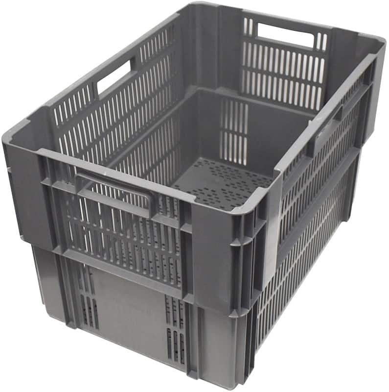EXPORTA Plastic Crate 70 L Grey 36 cm x 36 cm