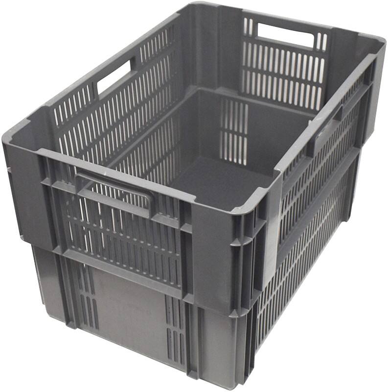 EXPORTA Plastic Crate 70 L Grey 36 cm x 36 cm