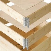 EXPORTA Wood Dividers for Pallet Collar 60 (W) cm Brown