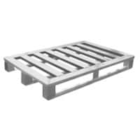 EXPORTA Metal Pallet 80 (W) x 80 (D) x 15 (H) cm Silver