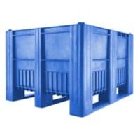 EXPORTA Plastic Pallet 100 (W)100 (D)74 (H) cm Blue