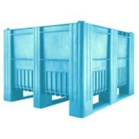 EXPORTA Plastic Pallet 100 (W)100 (D)74 (H) cm Blue