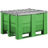 EXPORTA Plastic Pallet 100 (W)100 (D)74 (H) cm Green