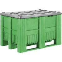 EXPORTA Plastic Pallet 80 (W)80 (D)74 (H) cm Green