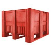 EXPORTA Plastic Pallet 100 (W)100 (D)74 (H) cm Red