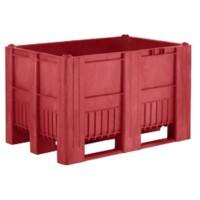 EXPORTA Plastic Pallet 80 (W)80 (D)74 (H) cm Red