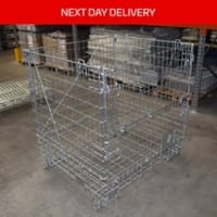 EXPORTA Metal Pallet 119.4 (W) x 100 (D) x 100 (H) cm Silver