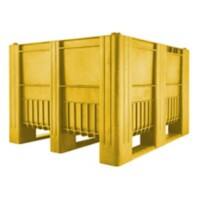 EXPORTA Plastic Pallet 100 (W)100 (D)74 (H) cm Yellow