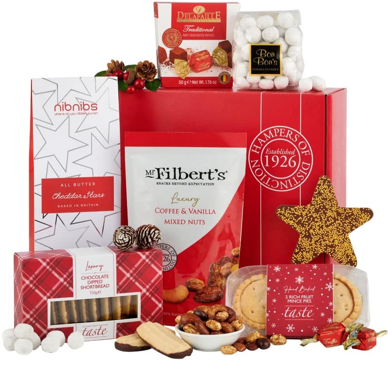 Hampers of Distinction The Christmas Gift Box Hamper Basket