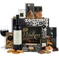 Spicers of Hythe Christmas Hamper Basket The Nutcracker With Red Wine