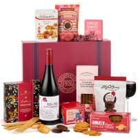 SPICERS OF HYTHE Christmas Hamper Basket The Red Sleeves