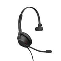 Jabra Evolve2 30 UC Wired Mono Headset Over-the-ear Noise Canceling USB Microphone Black