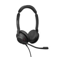 Jabra Evolve2 30 UC Wired Stereo Headset Over-the-head Noise Canceling USB Microphone Black