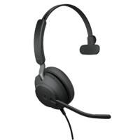 Jabra Evolve2 40 Wired Mono Headset USB Black Type-A