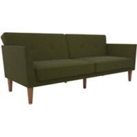 Novogratz 3 Seat Sofa GREEN LINEN Linen 2,044.70 (W) x 825.50 (D) x 850.90 (H) mm