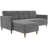 DOREL HOME 3 Seat Sofa GREY CHENILLE Chenille 2,133.60 (W) x 825.50 (D) x 1,536.70 (H) mm