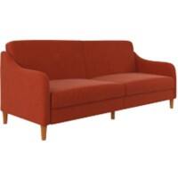 DOREL HOME 3 Seat Sofa ORANGE LINEN Linen 1,955.80 (W) x 825.50 (D) x 838.20 (H) mm