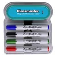 CLASSMASTER Magnetic Whiteboard Set Assorted Medium Bullet