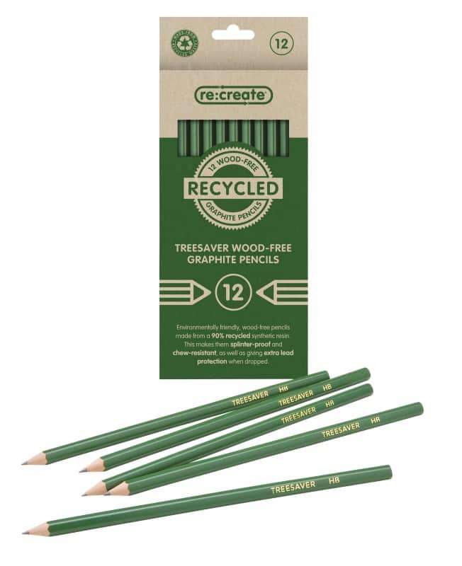 Re:Create Treesaver Pencil HB TREE12HB Pack of 12
