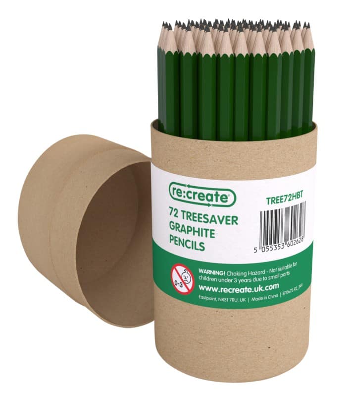 Re:Create Treesaver Pencil HB TREE72HBT Pack of 72