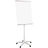 Flipchart Silver with Extendable Arms 70 x 186 cm