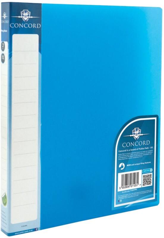 Concord Ring Binder PP A4 2 Rings Blue