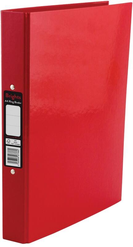 Pukka Ring Binder Card A4 2 Rings Red