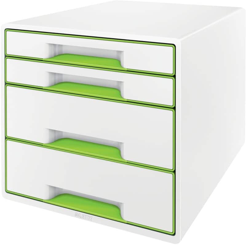 Leitz Desktop Drawers Green 4 Drawers 28.7 x 27 cm A4 Maxi