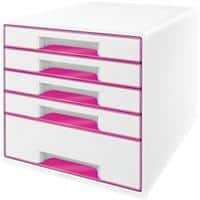 Leitz Desktop Drawers 52142023 Pink A4 Maxi Pink 28.7 (W) x 27 (H) cm