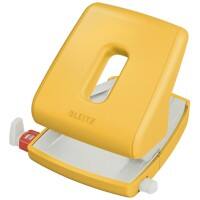 Leitz Cosy Plastic 2 Hole Punch 5004 30 Sheets Yellow