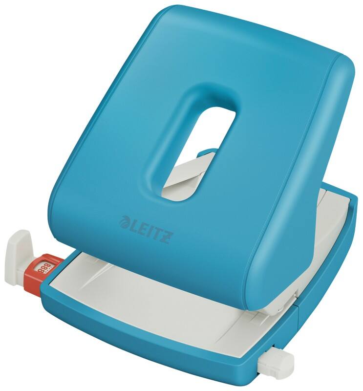 Leitz Cosy Plastic 2 Hole Punch 5004 30 Sheets Blue