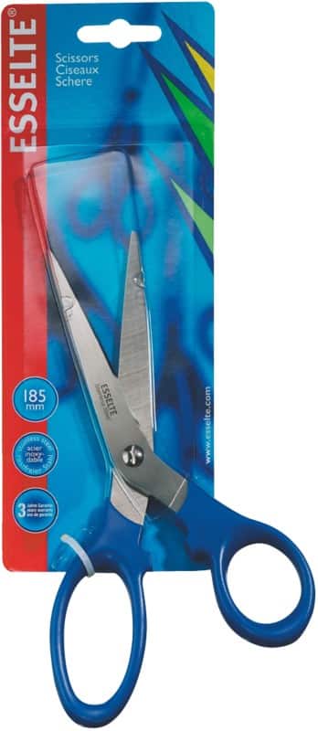 Esselte Scissors Stainless Steel Blue 185 mm