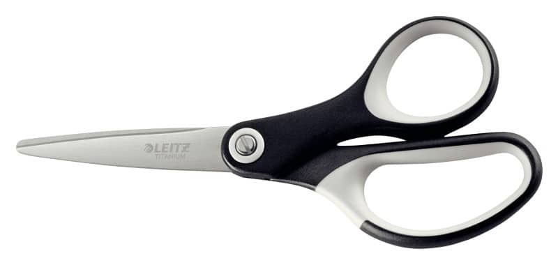 Leitz Scissors Titanium-coated Stainless Steel Black 150 mm