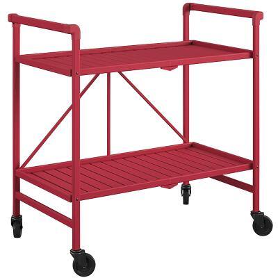 Cosco Serving Cart Ruby Red 519.9 x 515.1 x 769.9 mm