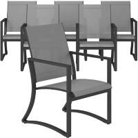 Cosco Dining Chair 88681LGCEUK Grey 685.8 x 685.8 x 368.3 mm 6 Pieces